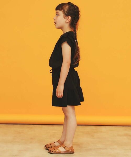 THE SHOP TK / ザ ショップ ティーケー Tシャツ | 【110ー160】コットン肩フリルTシャツ | 詳細4