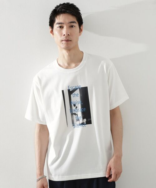 THE SHOP TK / ザ ショップ ティーケー Tシャツ | リサイクルアート半袖Tシャツ【接触冷感/洗濯機OK】 | 詳細1