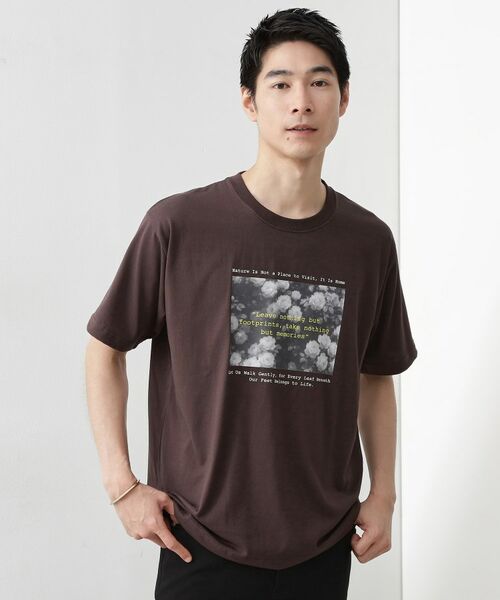 THE SHOP TK / ザ ショップ ティーケー Tシャツ | リサイクルアート半袖Tシャツ【接触冷感/洗濯機OK】 | 詳細11