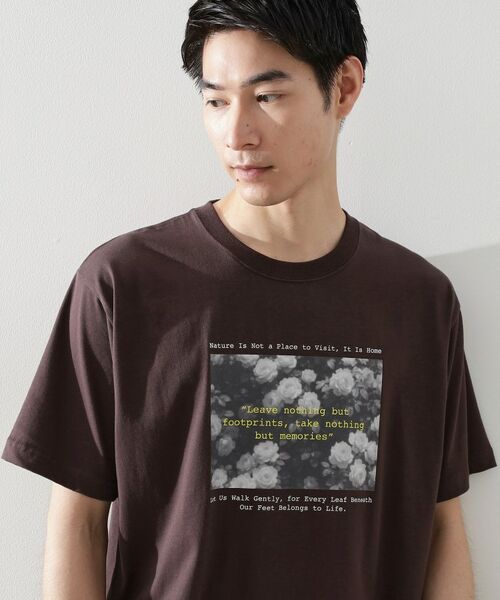 THE SHOP TK / ザ ショップ ティーケー Tシャツ | リサイクルアート半袖Tシャツ【接触冷感/洗濯機OK】 | 詳細12