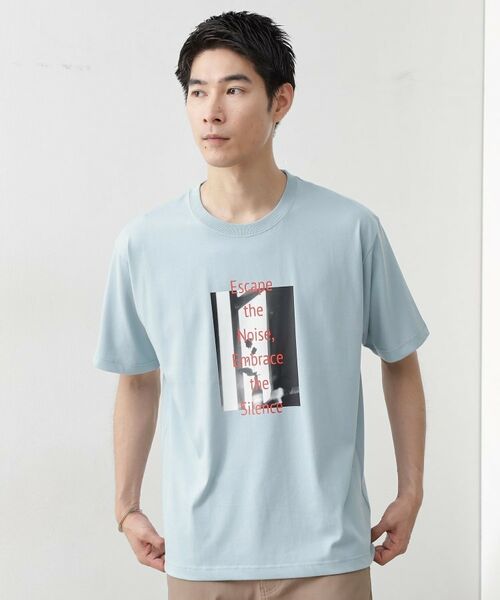 THE SHOP TK / ザ ショップ ティーケー Tシャツ | リサイクルアート半袖Tシャツ【接触冷感/洗濯機OK】 | 詳細26