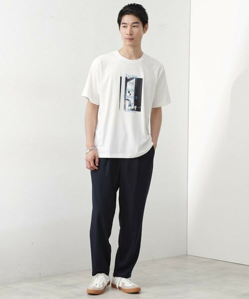 THE SHOP TK / ザ ショップ ティーケー Tシャツ | リサイクルアート半袖Tシャツ【接触冷感/洗濯機OK】 | 詳細3