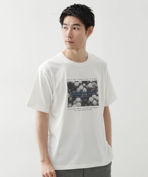 THE SHOP TK / ザ ショップ ティーケー Tシャツ | リサイクルアート半袖Tシャツ【接触冷感/洗濯機OK】 | 詳細6
