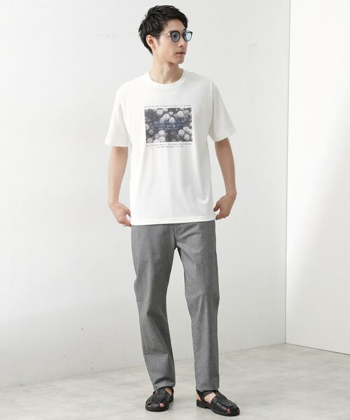 THE SHOP TK / ザ ショップ ティーケー Tシャツ | リサイクルアート半袖Tシャツ【接触冷感/洗濯機OK】 | 詳細8