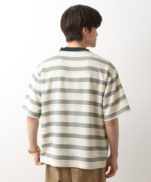 THE SHOP TK / ザ ショップ ティーケー カットソー | 変形ボーダー半袖Tシャツ【洗濯機OK】 | 詳細10