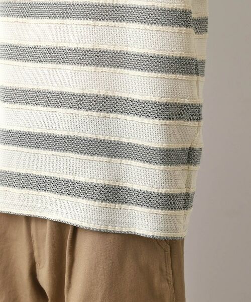 THE SHOP TK / ザ ショップ ティーケー カットソー | 変形ボーダー半袖Tシャツ【洗濯機OK】 | 詳細18