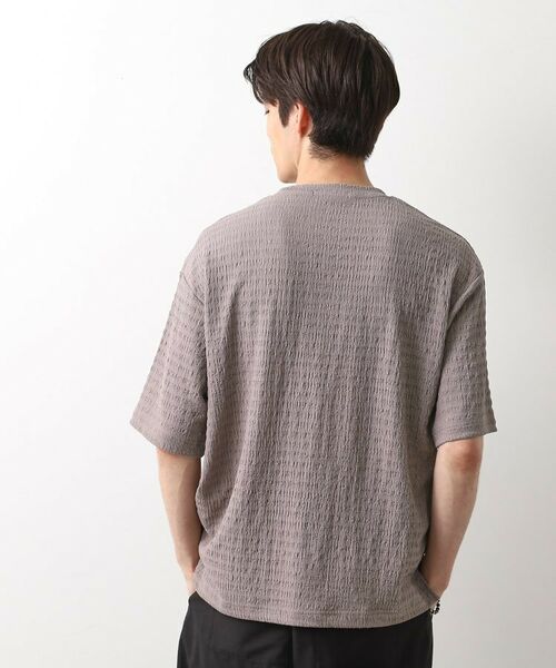 THE SHOP TK / ザ ショップ ティーケー カットソー | 楊柳ボーダー半袖Tシャツ【洗濯機OK】 | 詳細10