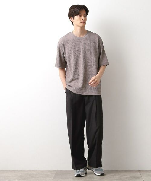 THE SHOP TK / ザ ショップ ティーケー カットソー | 楊柳ボーダー半袖Tシャツ【洗濯機OK】 | 詳細11