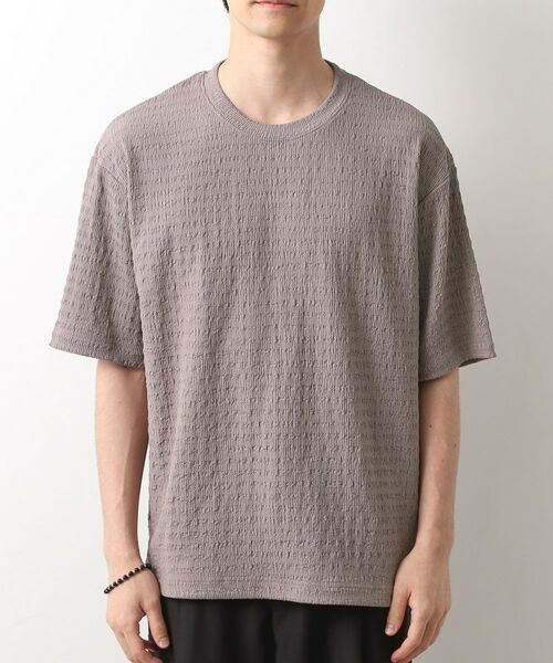 THE SHOP TK / ザ ショップ ティーケー カットソー | 楊柳ボーダー半袖Tシャツ【洗濯機OK】 | 詳細13