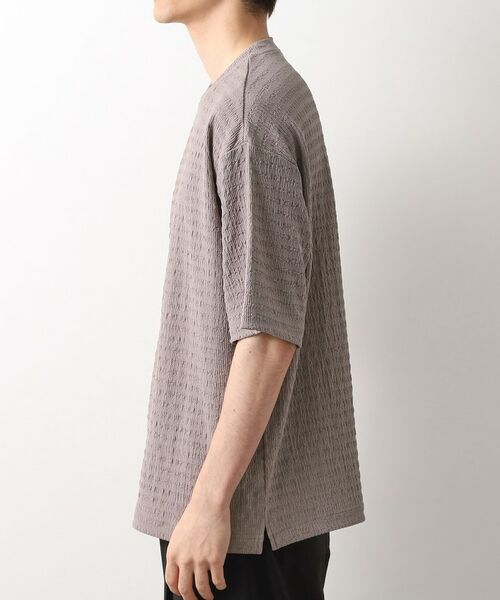 THE SHOP TK / ザ ショップ ティーケー カットソー | 楊柳ボーダー半袖Tシャツ【洗濯機OK】 | 詳細14