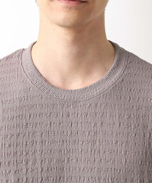 THE SHOP TK / ザ ショップ ティーケー カットソー | 楊柳ボーダー半袖Tシャツ【洗濯機OK】 | 詳細16