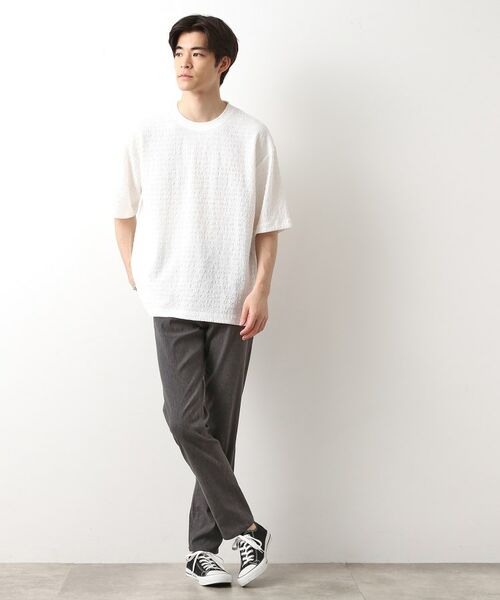 THE SHOP TK / ザ ショップ ティーケー カットソー | 楊柳ボーダー半袖Tシャツ【洗濯機OK】 | 詳細3