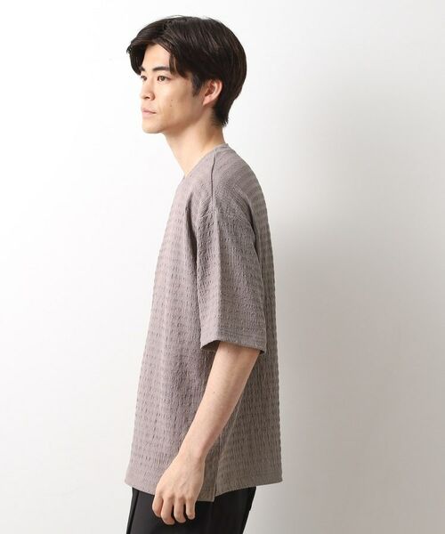 THE SHOP TK / ザ ショップ ティーケー カットソー | 楊柳ボーダー半袖Tシャツ【洗濯機OK】 | 詳細9