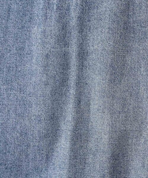 THE SHOP TK / ザ ショップ ティーケー カットソー | ライトデニム半袖Tシャツ【洗濯機OK】 | 詳細4