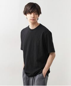 THE SHOP TK / ザ ショップ ティーケー カットソー | パターンジャカード半袖Tシャツ【洗濯機OK】
