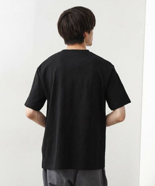 THE SHOP TK / ザ ショップ ティーケー カットソー | パターンジャカード半袖Tシャツ【洗濯機OK】 | 詳細6