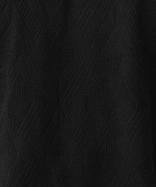 THE SHOP TK / ザ ショップ ティーケー カットソー | パターンジャカード半袖Tシャツ【洗濯機OK】 | 詳細8