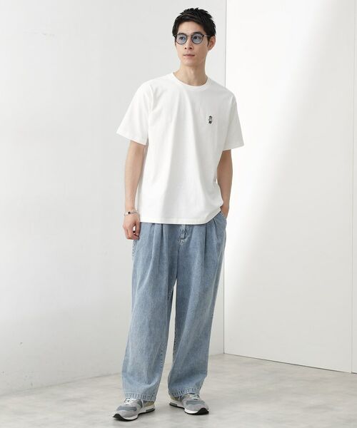 THE SHOP TK / ザ ショップ ティーケー Tシャツ | ワンポイントベアーロゴ半袖Tシャツ【洗濯機OK】 | 詳細2