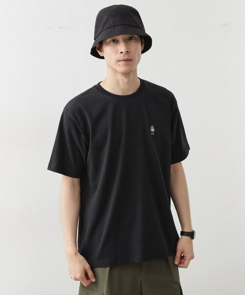 THE SHOP TK / ザ ショップ ティーケー Tシャツ | ワンポイントベアーロゴ半袖Tシャツ【洗濯機OK】 | 詳細4