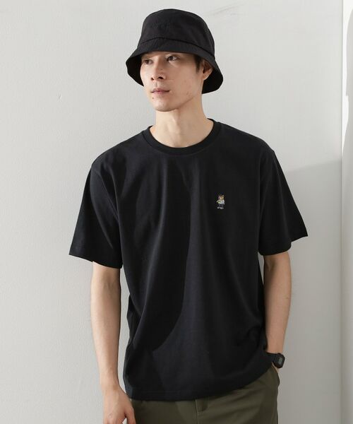 THE SHOP TK / ザ ショップ ティーケー Tシャツ | ワンポイントベアーロゴ半袖Tシャツ【洗濯機OK】 | 詳細5