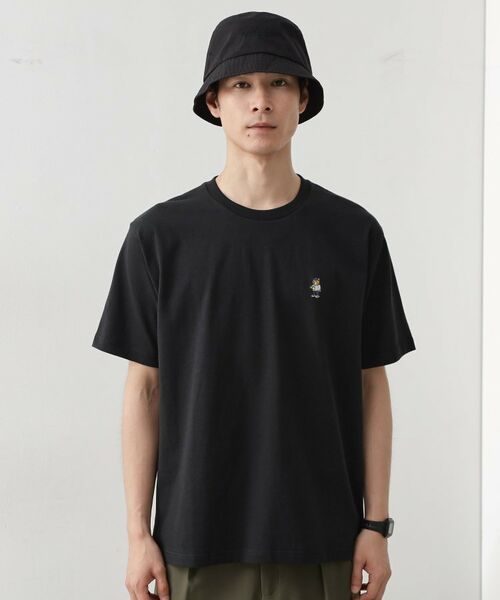 THE SHOP TK / ザ ショップ ティーケー Tシャツ | ワンポイントベアーロゴ半袖Tシャツ【洗濯機OK】 | 詳細8