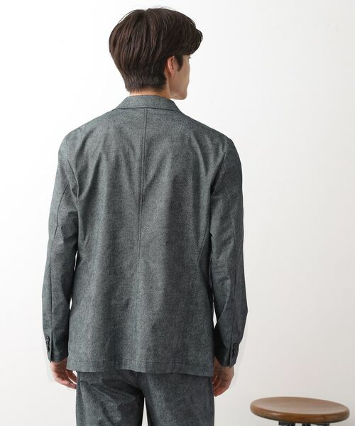 THE SHOP TK / ザ ショップ ティーケー テーラードジャケット | スマートムーブメッシュバーズアイジャケット【軽量/洗濯機OK/セットアップ可】 | 詳細10