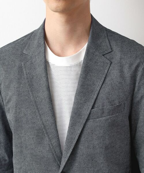 THE SHOP TK / ザ ショップ ティーケー テーラードジャケット | スマートムーブメッシュバーズアイジャケット【軽量/洗濯機OK/セットアップ可】 | 詳細16