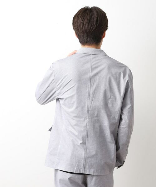 THE SHOP TK / ザ ショップ ティーケー テーラードジャケット | スマートムーブメッシュバーズアイジャケット【軽量/洗濯機OK/セットアップ可】 | 詳細2