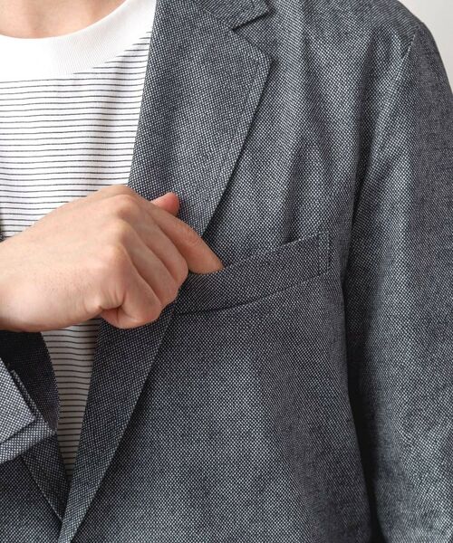 THE SHOP TK / ザ ショップ ティーケー テーラードジャケット | スマートムーブメッシュバーズアイジャケット【軽量/洗濯機OK/セットアップ可】 | 詳細20