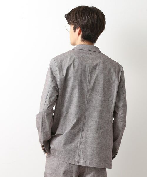 THE SHOP TK / ザ ショップ ティーケー テーラードジャケット | スマートムーブメッシュバーズアイジャケット【軽量/洗濯機OK/セットアップ可】 | 詳細6