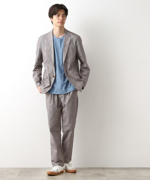 THE SHOP TK / ザ ショップ ティーケー テーラードジャケット | スマートムーブメッシュバーズアイジャケット【軽量/洗濯機OK/セットアップ可】 | 詳細7