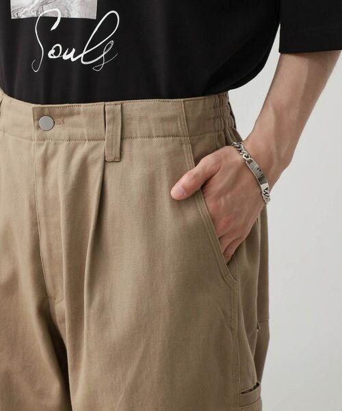 THE SHOP TK / ザ ショップ ティーケー パンツ | ツイルチノワイドパンツ | 詳細13