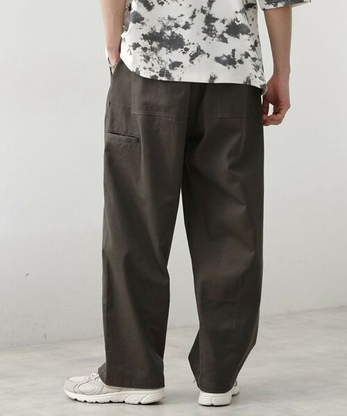 THE SHOP TK / ザ ショップ ティーケー パンツ | ツイルチノワイドパンツ | 詳細2