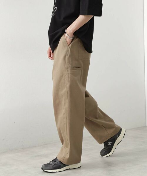 THE SHOP TK / ザ ショップ ティーケー パンツ | ツイルチノワイドパンツ | 詳細6