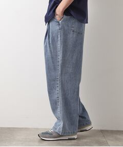 THE SHOP TK / ザ ショップ ティーケー パンツ | ツータックワイドデニムパンツ