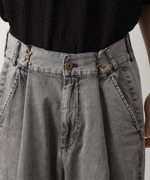 THE SHOP TK / ザ ショップ ティーケー パンツ | ツータックワイドデニムパンツ | 詳細12