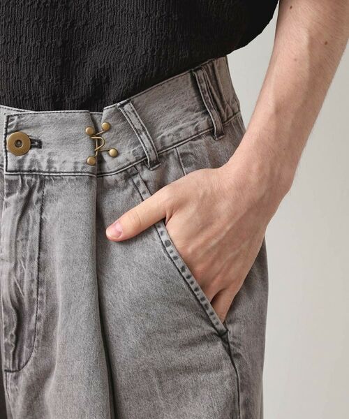 THE SHOP TK / ザ ショップ ティーケー パンツ | ツータックワイドデニムパンツ | 詳細15