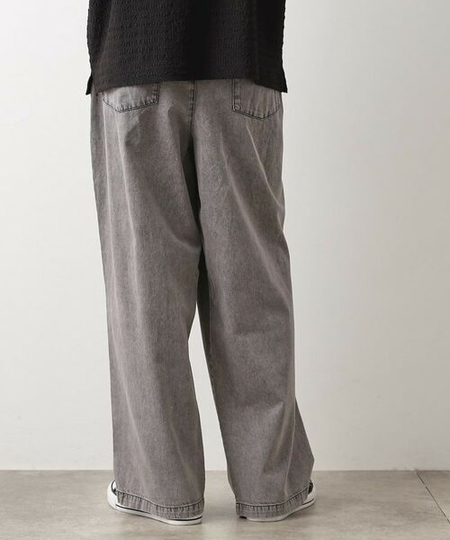THE SHOP TK / ザ ショップ ティーケー パンツ | ツータックワイドデニムパンツ | 詳細6
