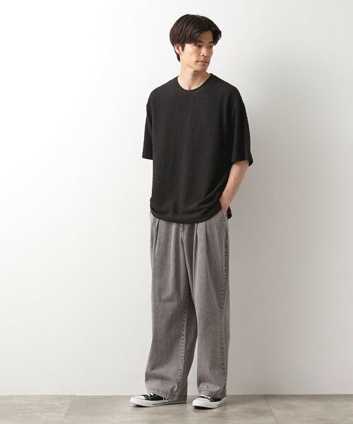 THE SHOP TK / ザ ショップ ティーケー パンツ | ツータックワイドデニムパンツ | 詳細7