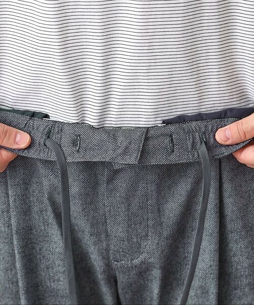 THE SHOP TK / ザ ショップ ティーケー パンツ | スマートムーブメッシュバーズアイイージーパンツ　【軽量/洗濯機OK/セットアップ可】 | 詳細21