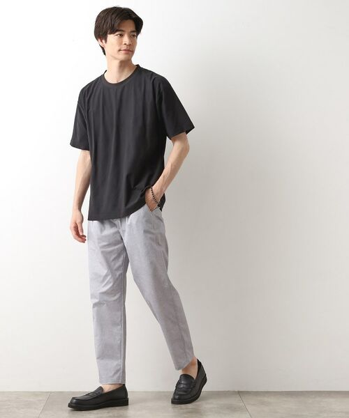 THE SHOP TK / ザ ショップ ティーケー パンツ | スマートムーブメッシュバーズアイイージーパンツ　【軽量/洗濯機OK/セットアップ可】 | 詳細3