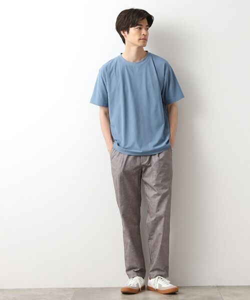 THE SHOP TK / ザ ショップ ティーケー パンツ | スマートムーブメッシュバーズアイイージーパンツ　【軽量/洗濯機OK/セットアップ可】 | 詳細7