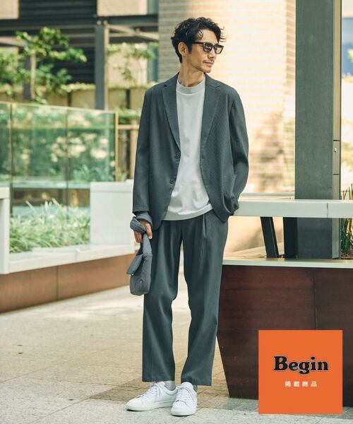 THE SHOP TK / ザ ショップ ティーケー パンツ | 【Begin/ビギン10月号掲載】楊柳スマートイージーパンツ 軽量/洗濯機OK/セットアップ可 | 詳細11