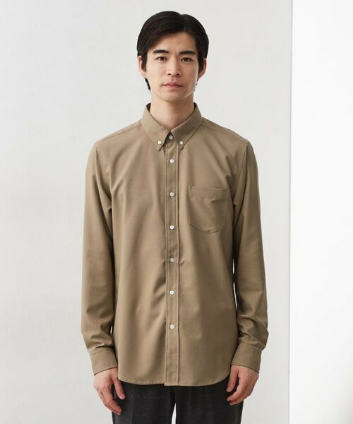 THE SHOP TK / ザ ショップ ティーケー シャツ・ブラウス | スムースファイバー長袖シャツ 【吸水速乾/UVカット/軽量/イージーケア】 | 詳細13