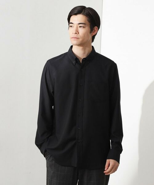 THE SHOP TK / ザ ショップ ティーケー シャツ・ブラウス | スムースファイバー長袖シャツ 【吸水速乾/UVカット/軽量/イージーケア】 | 詳細2