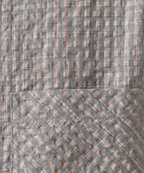 THE SHOP TK / ザ ショップ ティーケー シャツ・ブラウス | シアサッカーチェックシャツ 【洗濯機OK】 | 詳細4