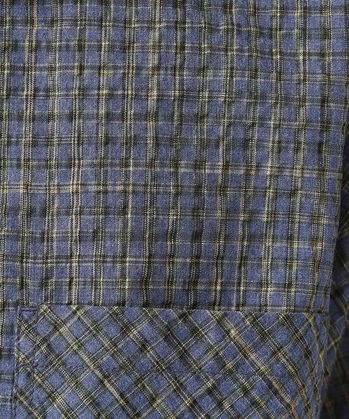 THE SHOP TK / ザ ショップ ティーケー シャツ・ブラウス | シアサッカーチェックシャツ 【洗濯機OK】 | 詳細8