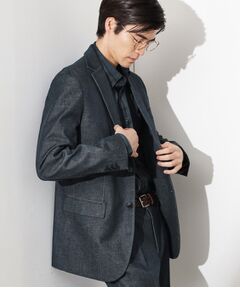 THE SHOP TK / ザ ショップ ティーケー テーラードジャケット | エバーデニムジャケット【色落ちしにくい/洗濯機OK/ストレッチ/セットアップ可】