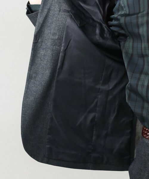 THE SHOP TK / ザ ショップ ティーケー テーラードジャケット | エバーデニムジャケット【色落ちしにくい/洗濯機OK/ストレッチ/セットアップ可】 | 詳細23