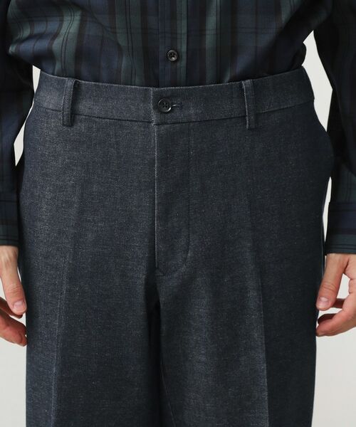 THE SHOP TK / ザ ショップ ティーケー パンツ | エバーデニムスラックス【色落ちしにくい/洗濯機OK/ストレッチ/セットアップ可】 | 詳細12